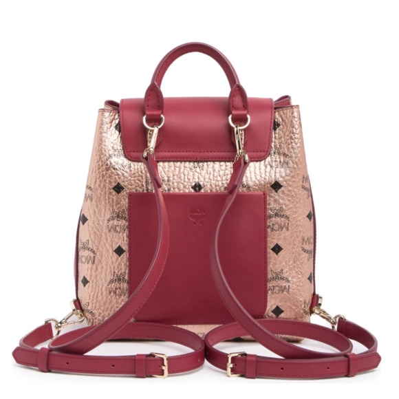 MCM Soft Metalic Rose ? backpack main image 9
